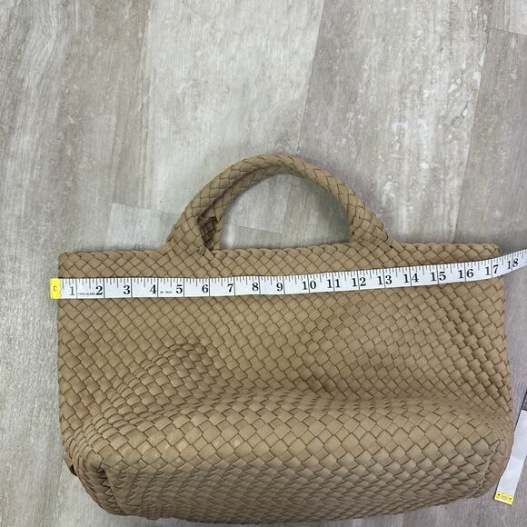 Naghedi St. Barths Medium Tote In Camel Tan Neutral - Picture 10 of 11